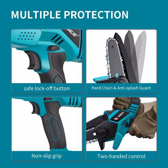 Liangye One outils de jardinage alimentés par batterie 20V mini tronçonneuse électrique sans fil